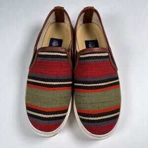 Res Ipsa Size 8 Handwoven Striped Sneakers Unique Casual‎ Slip On